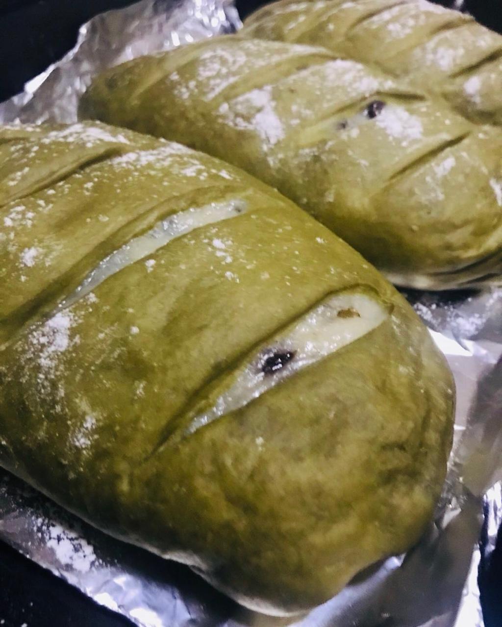 麻薯夹心抹茶软欧