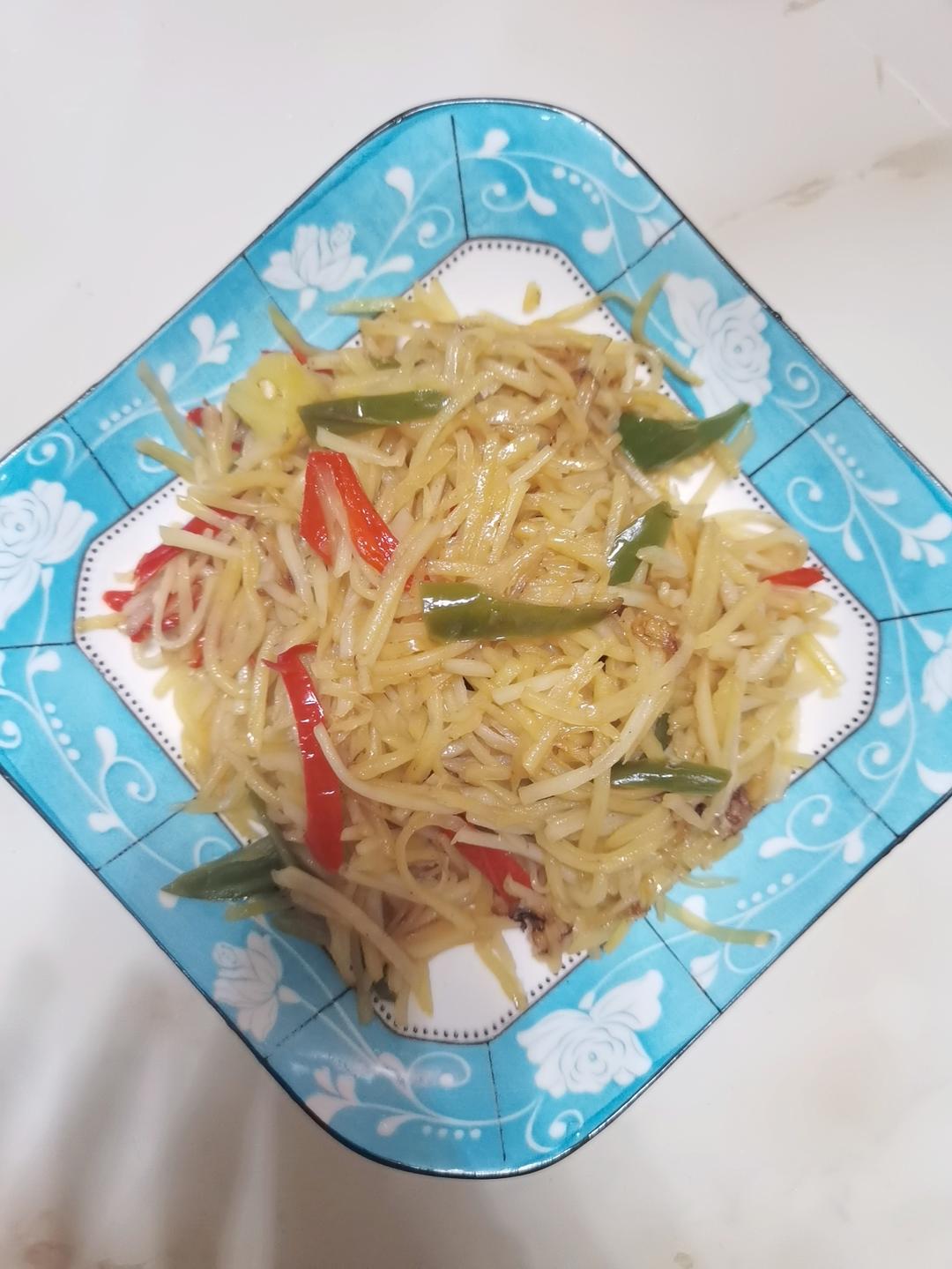 酸辣土豆丝的家常做法 超级下饭