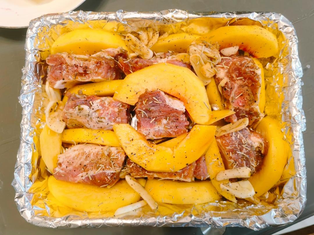 难度值为零系列懒人版香甜桃子烤排骨