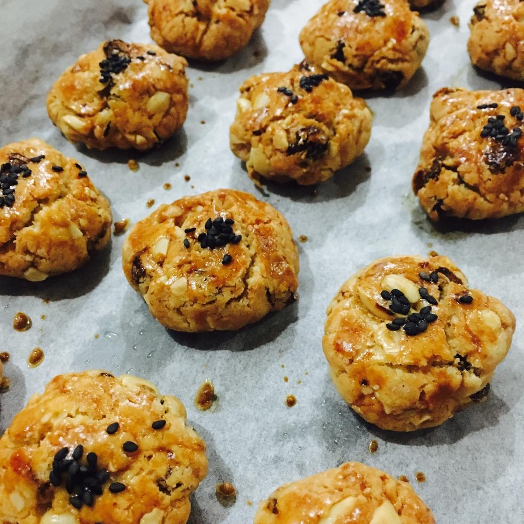 葡萄干花生酥（低油低糖版）