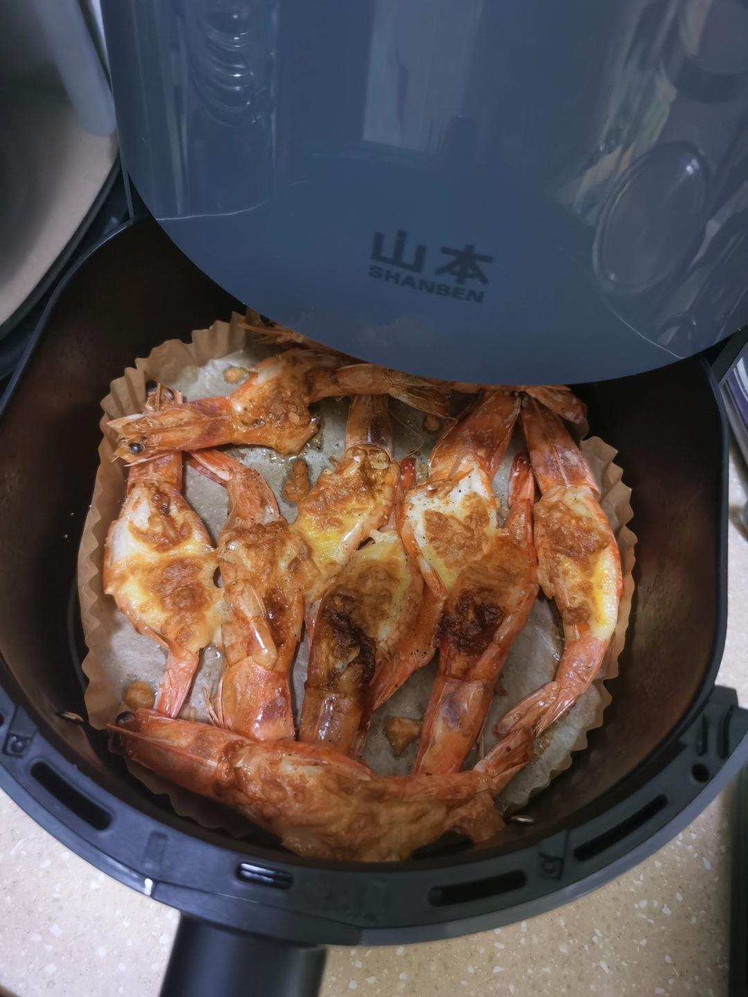 芝士焗大虾【7月北鼎烤箱食谱】
