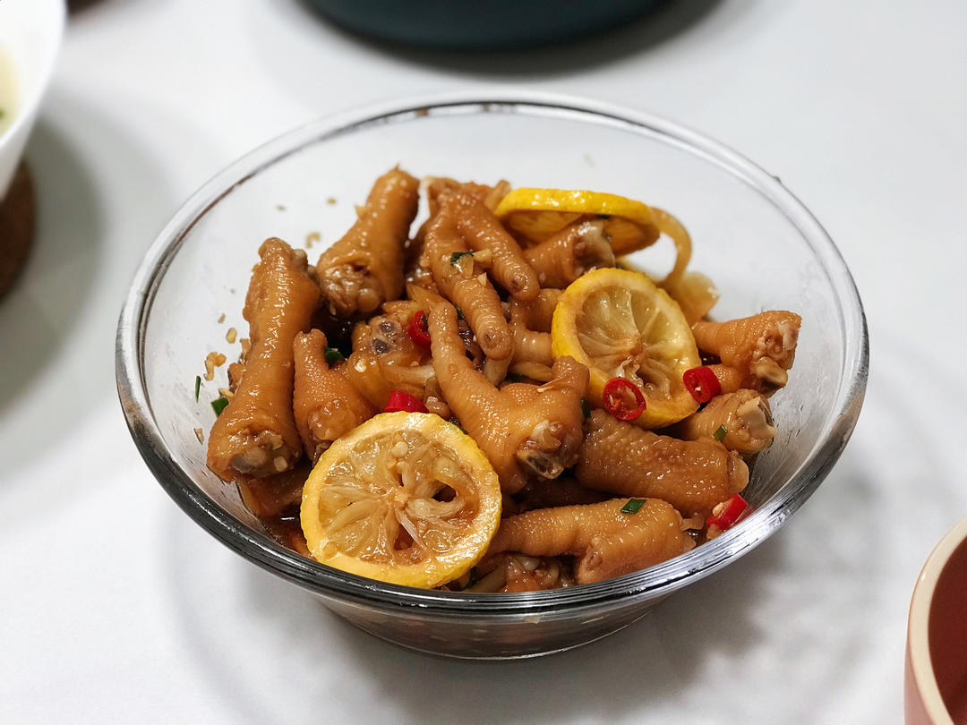 【柠檬酸辣鸡爪】自制超级无敌美味的网红鸡爪