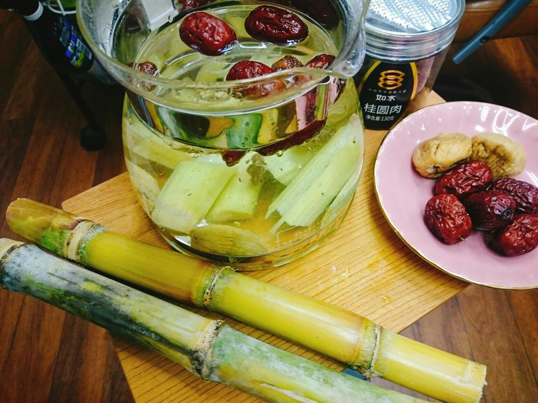 甘蔗红枣桂圆甜汤