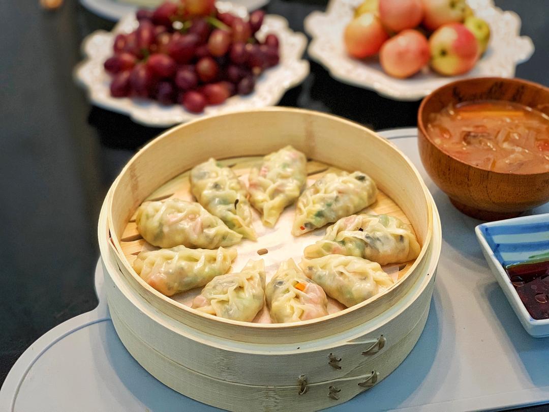 简单快捷素蒸饺的做法