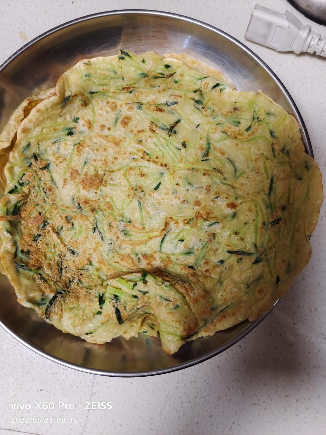 黄瓜鸡蛋饼