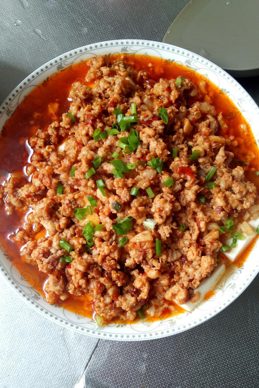 肉末蒸豆腐