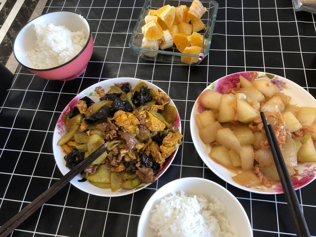 海米烧冬瓜新手菜超级简单好吃