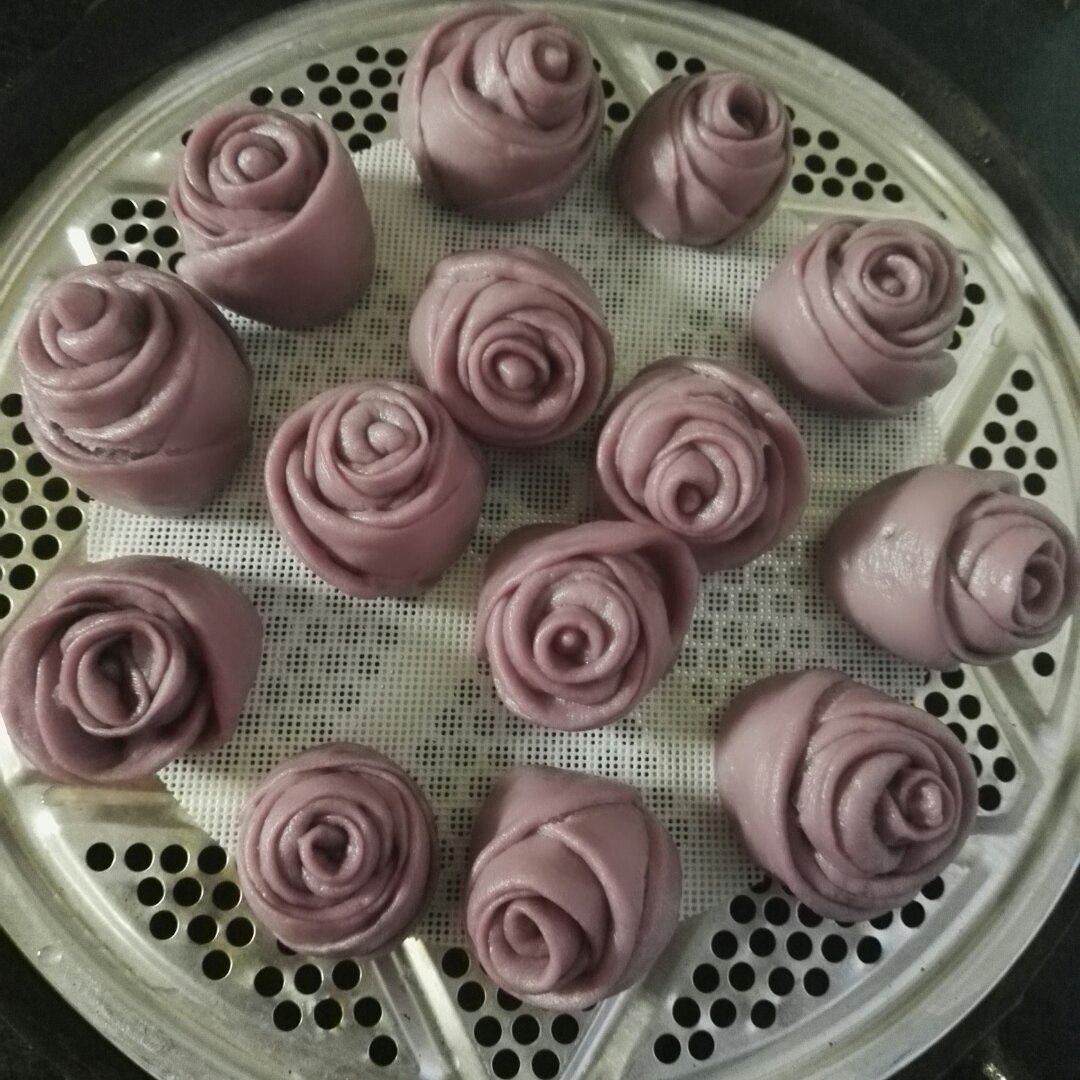 玫瑰花馒头