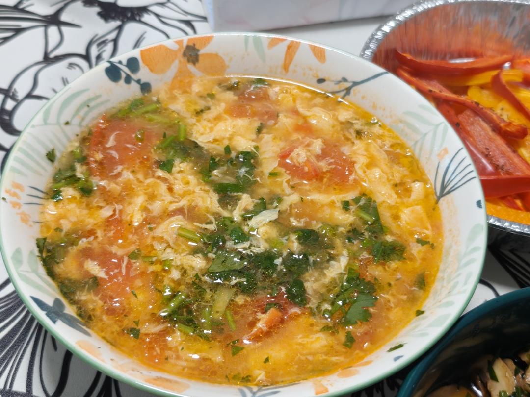 对象连喝三碗‼️西红柿鸡蛋汤