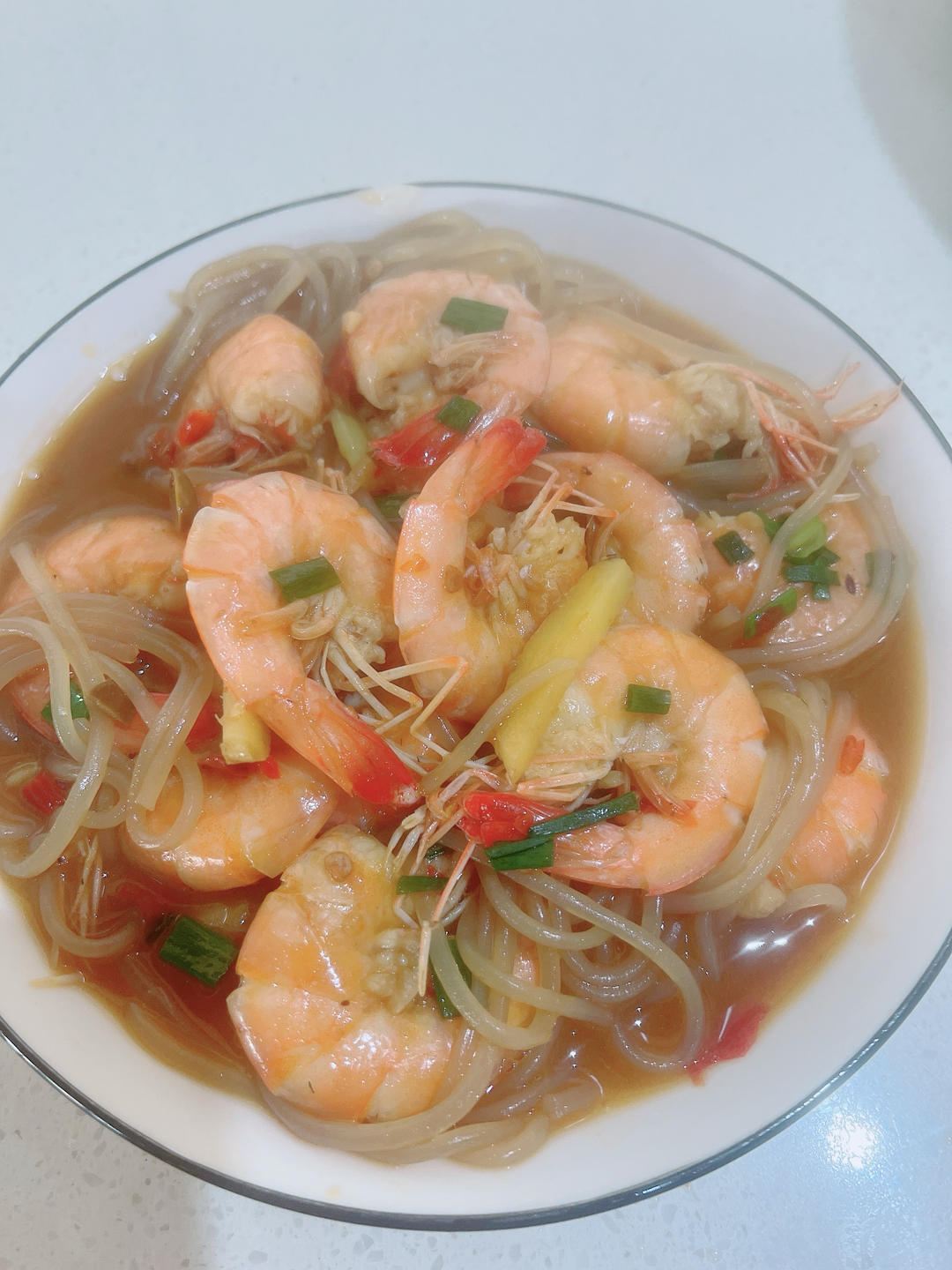 粉丝虾仁煲