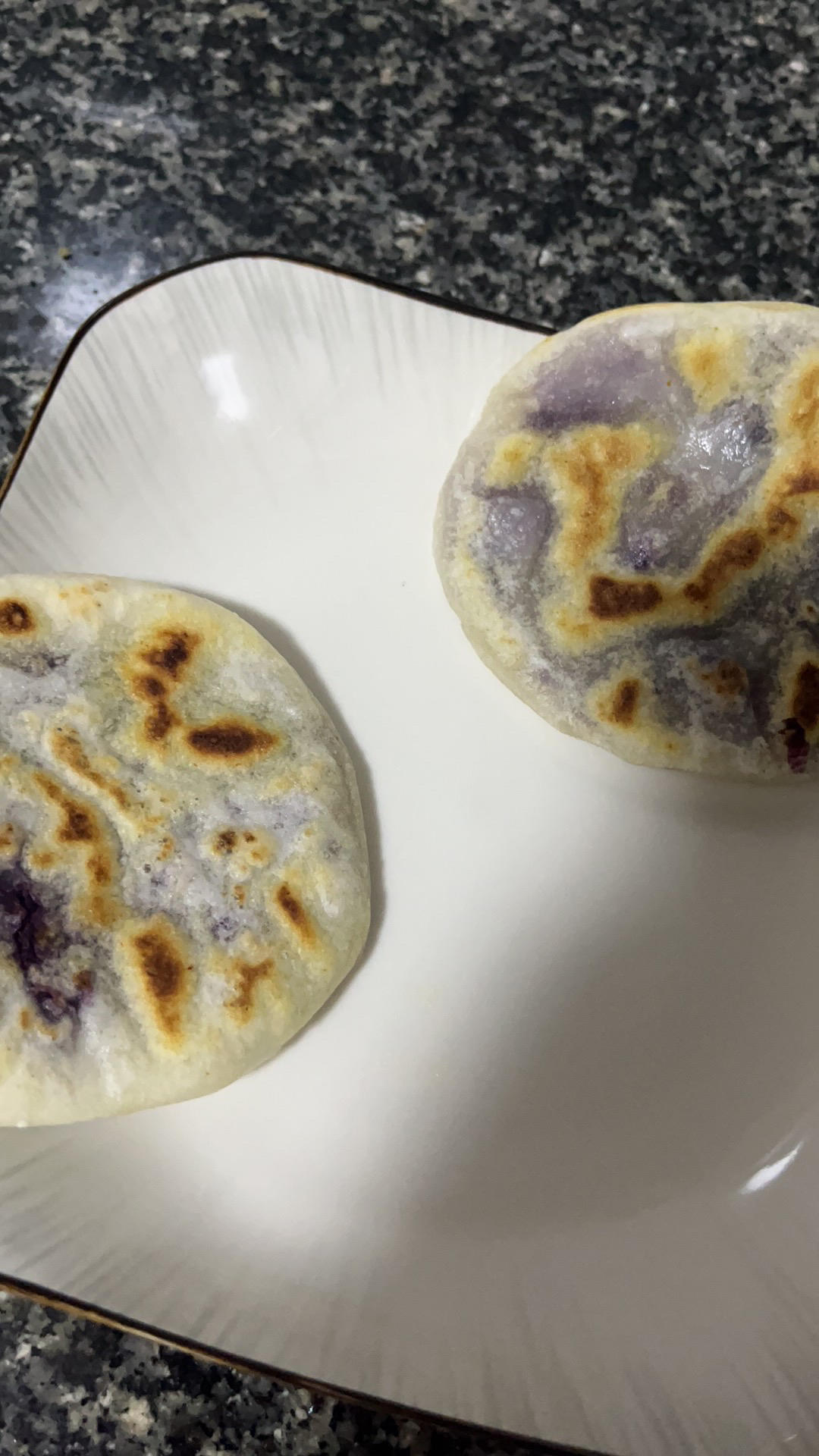 紫薯糯米饼
