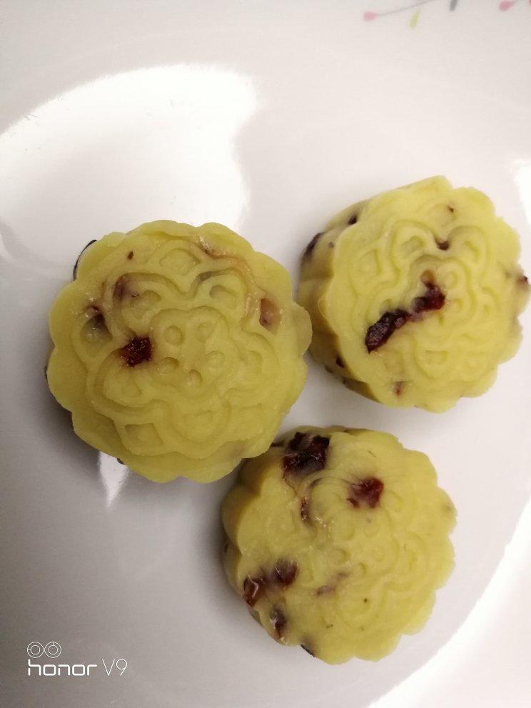 蔓越莓绿豆糕
