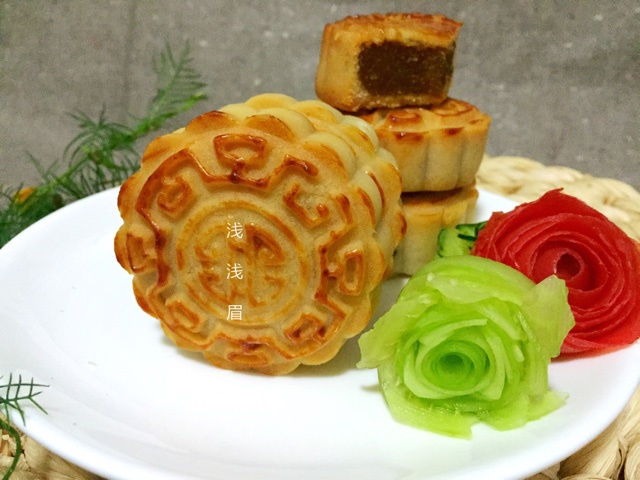 空气炸锅版哈密瓜馅月饼