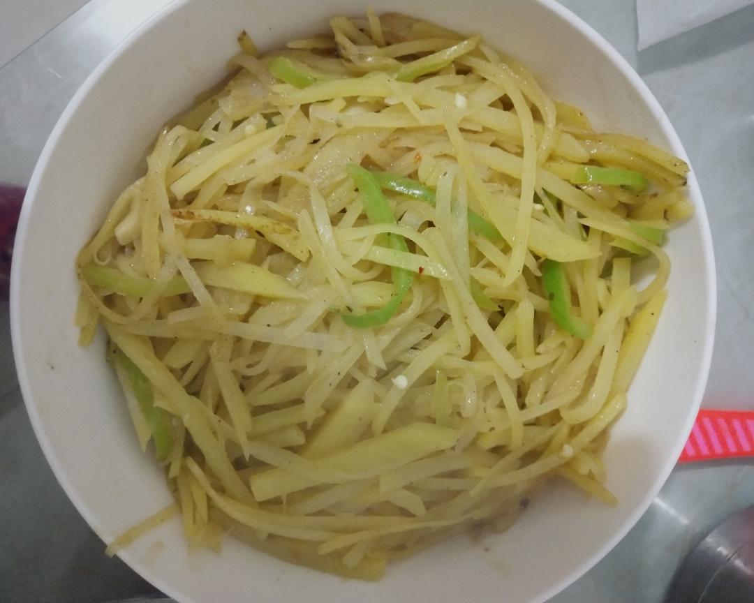 酸辣土豆丝的做法