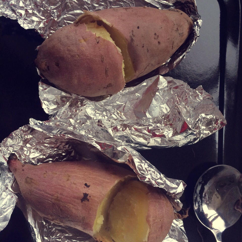 烤地瓜（烤箱初试）