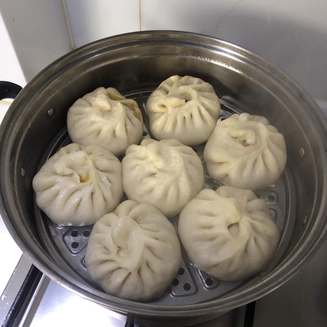 胡萝卜木耳鸡蛋素包子