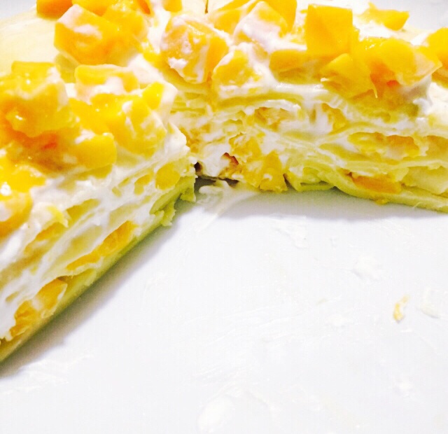 千层蛋糕（面糊不结块搅拌法+抹茶粉无颗粒）