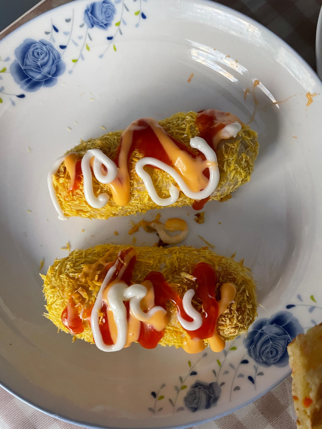 手抓饼版芝士拉丝热狗棒