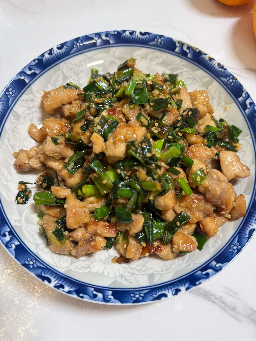 一人食快手午餐盐葱鸡腿饭