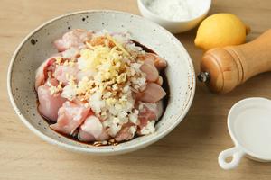 日式夜宵——唐扬鸡块&盐烤青花鱼的做法 步骤6