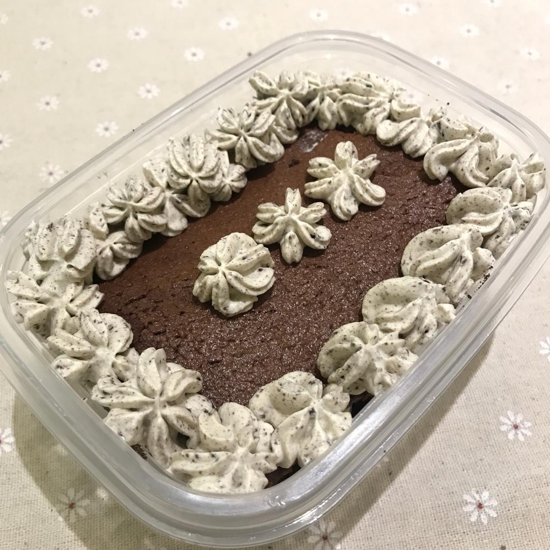 好吃到流泪的奥利奥咸奶油盒子蛋糕