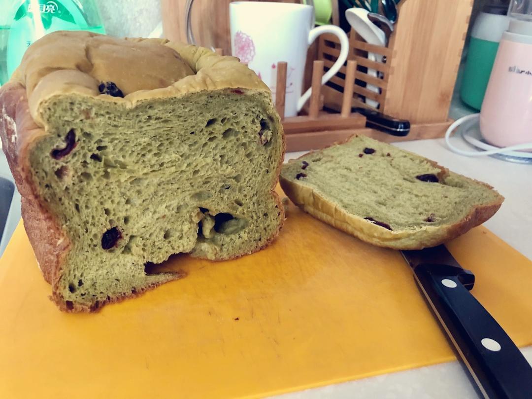 抹茶蔓越莓吐司
