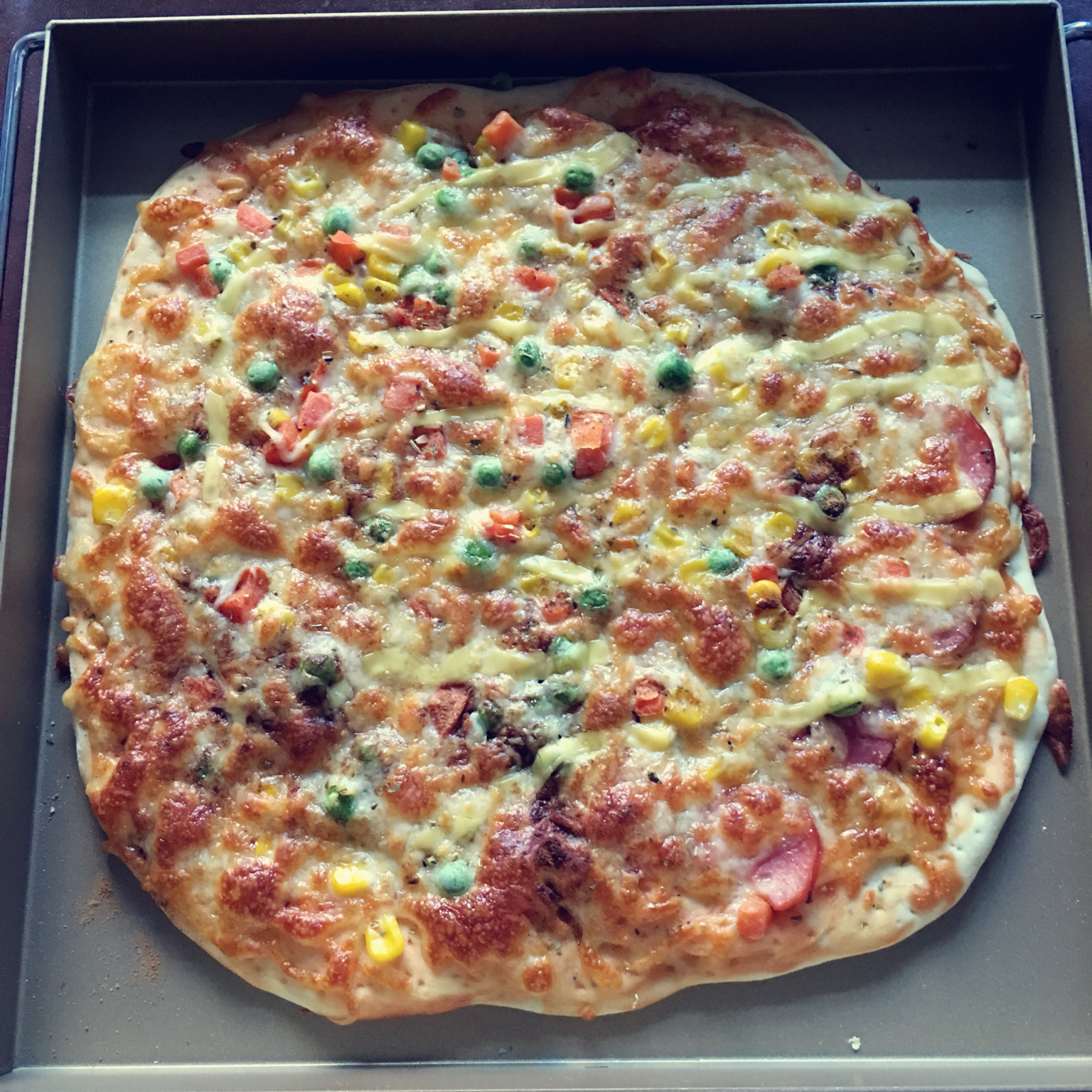 萨拉米薄底披萨 Salami Pizza