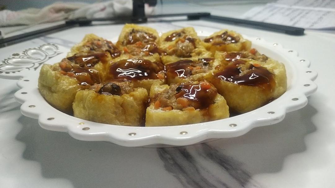 油豆泡塞肉