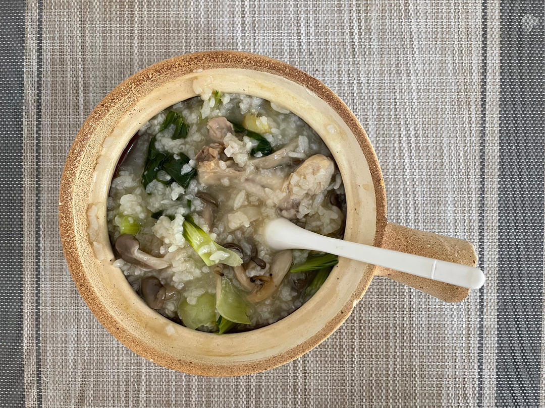 0失败香菇滑鸡粥