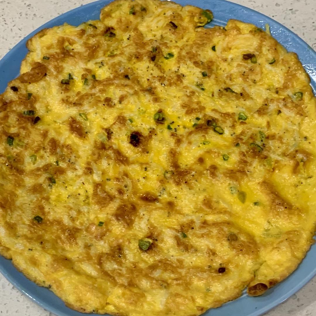 白饭鱼(银鱼)煎蛋