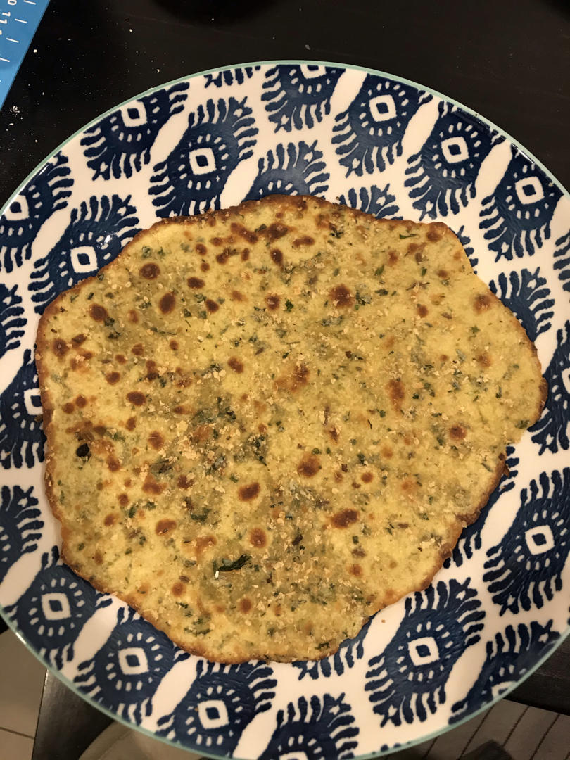 【鹰嘴豆粉】鹰嘴豆印度烙饼(Chapattis)配香菜酸奶