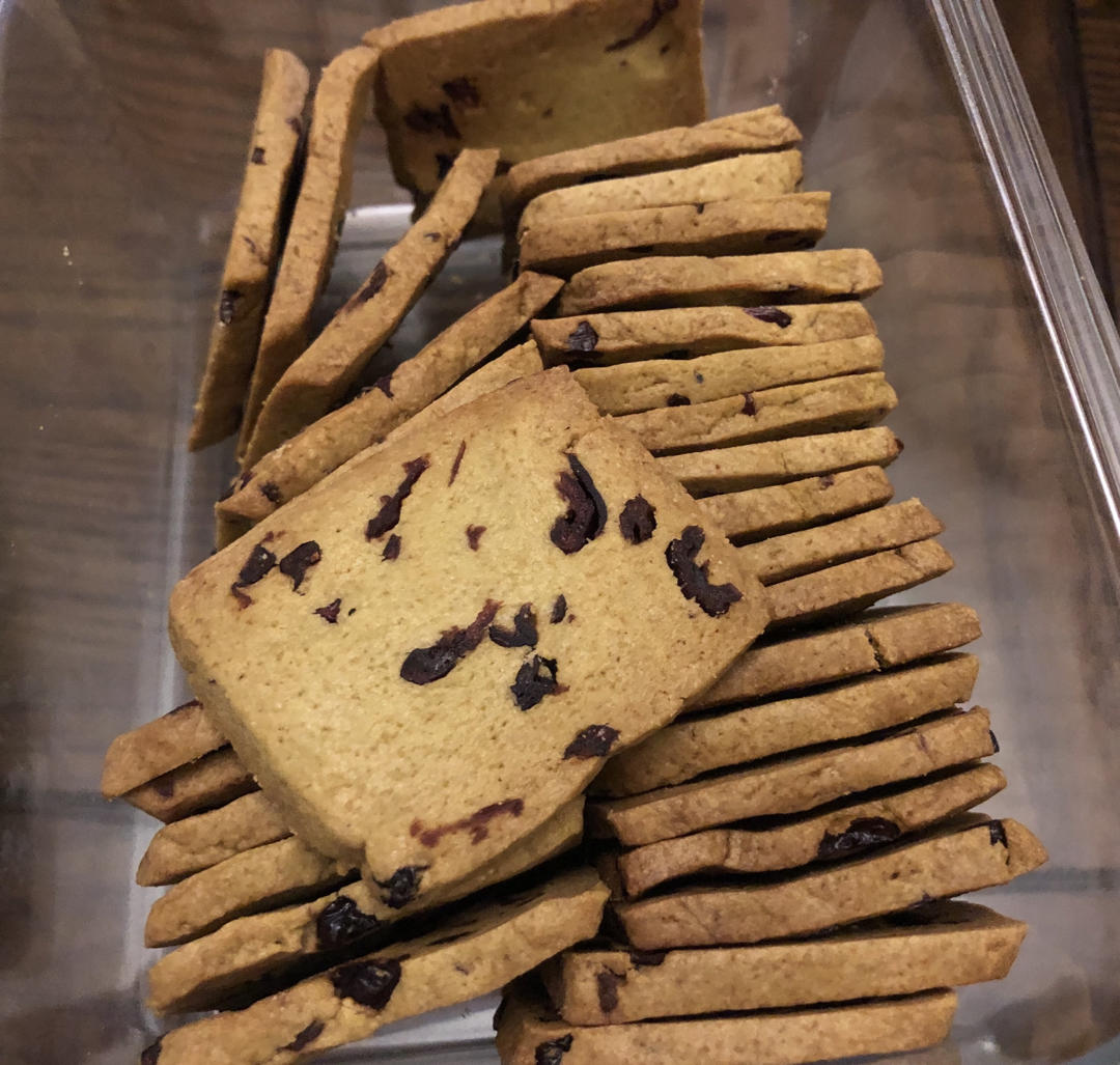 抹茶蔓越莓饼干