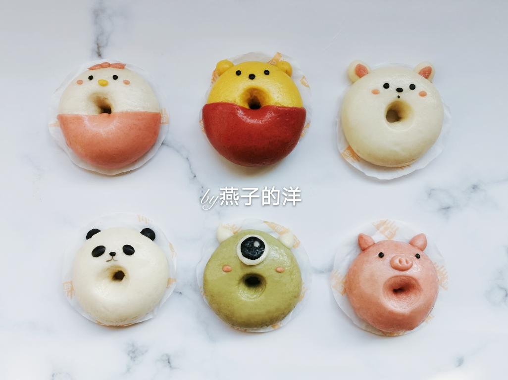 超可爱卡通包｜迪士尼可爱萌甜甜圈馒头的做法