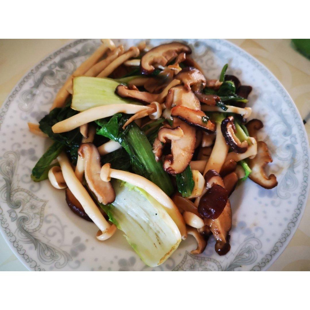 蟹味菇炒青菜