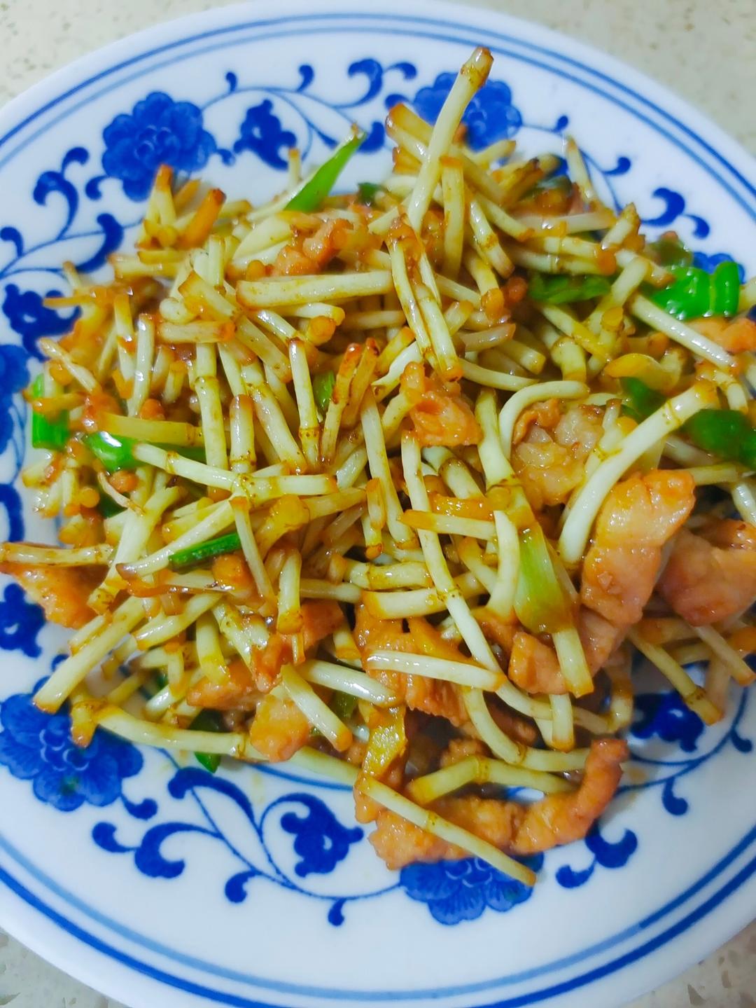 干爛肉丝折耳根