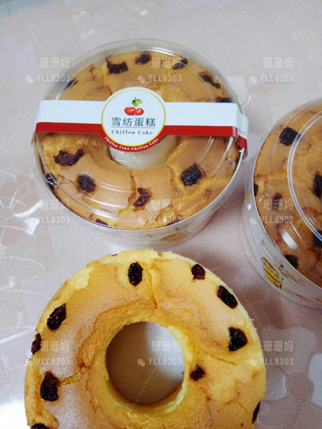 中空纸杯蔓越莓蛋糕（四寸，五寸，六寸，八寸通用）