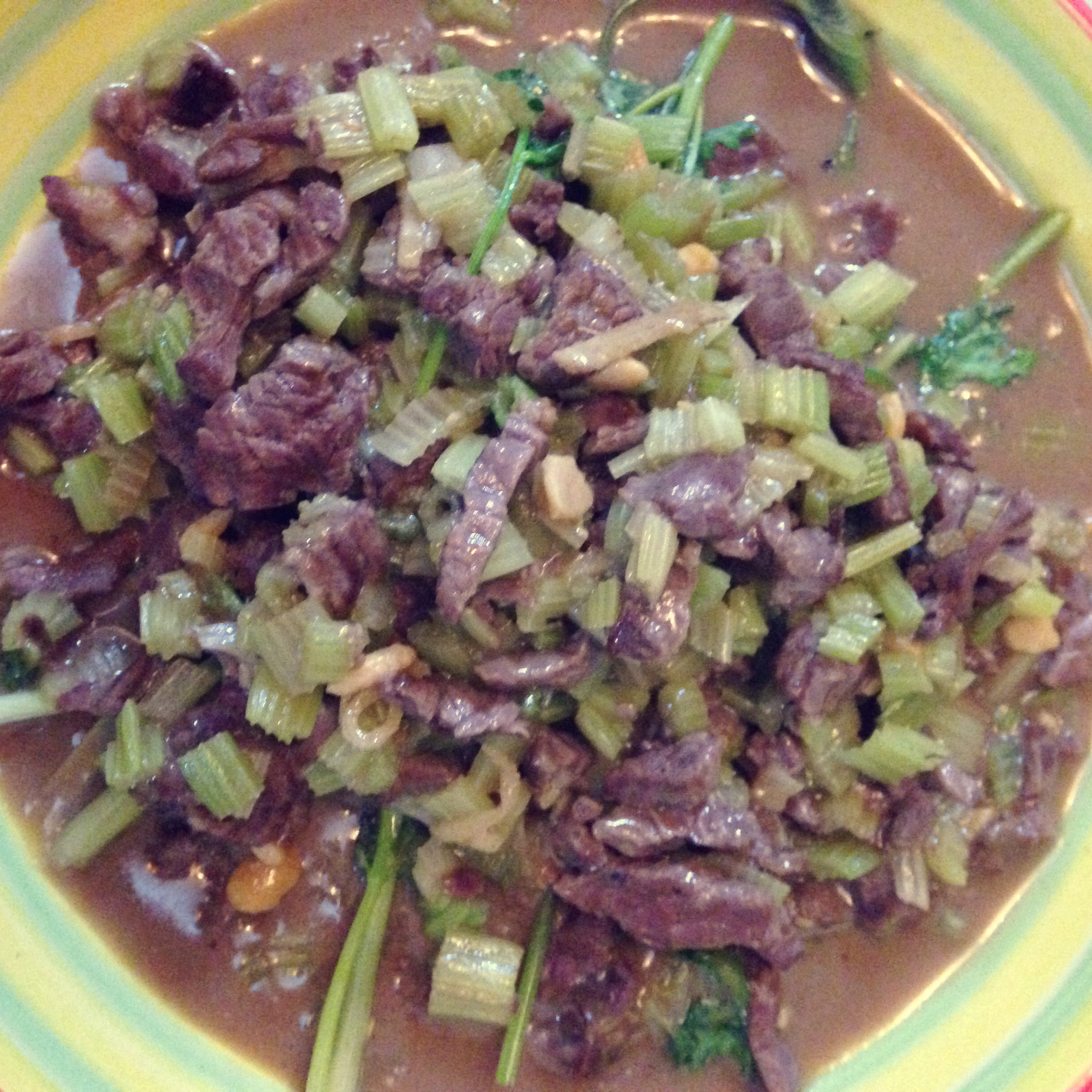 芹菜牛肉末「下饭神器」