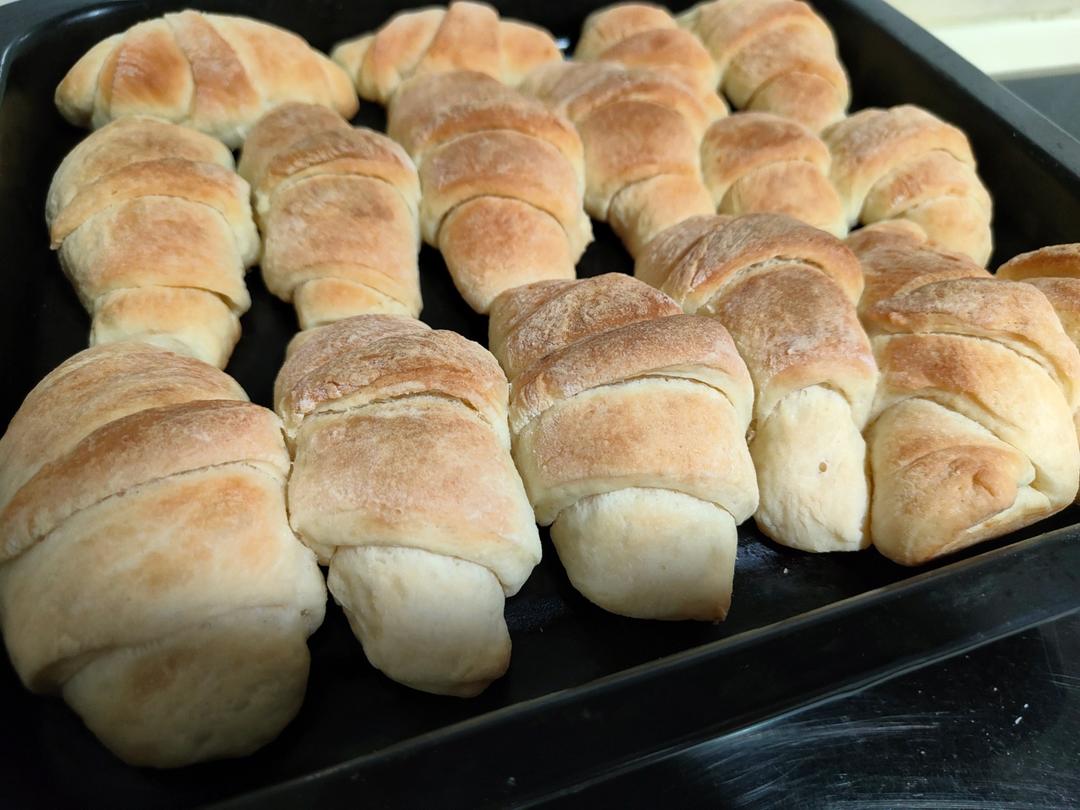 不用开酥‼️不用折叠黄油‼️新月面包卷🥐新月热狗卷🥐Crescent Roll/Dog