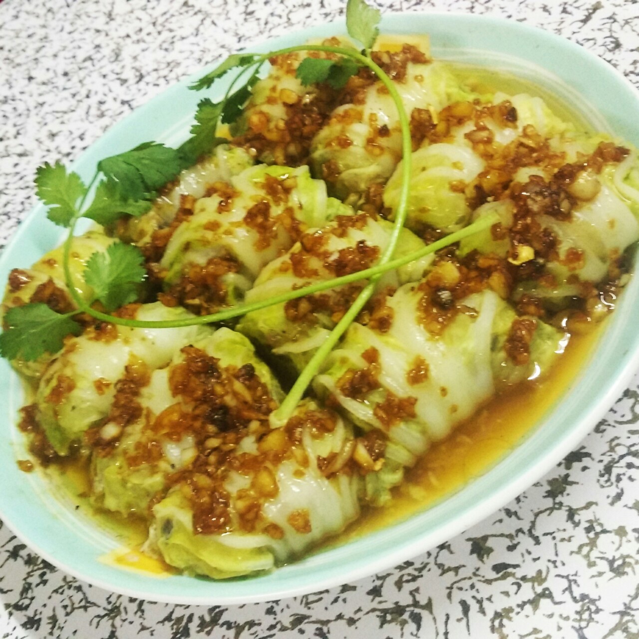 肉酿白菜卷