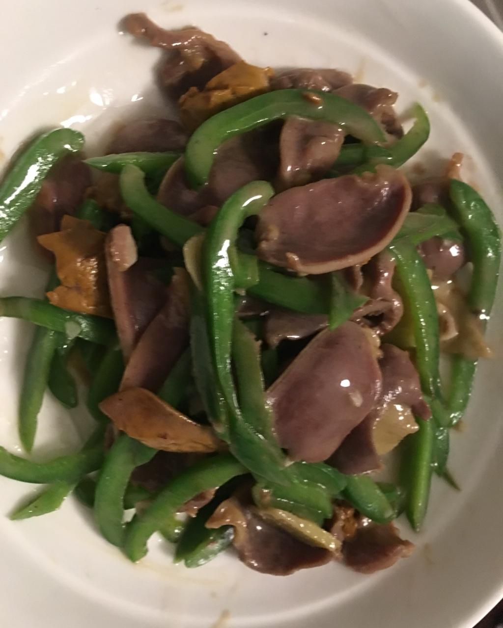 青椒炒鸡胗