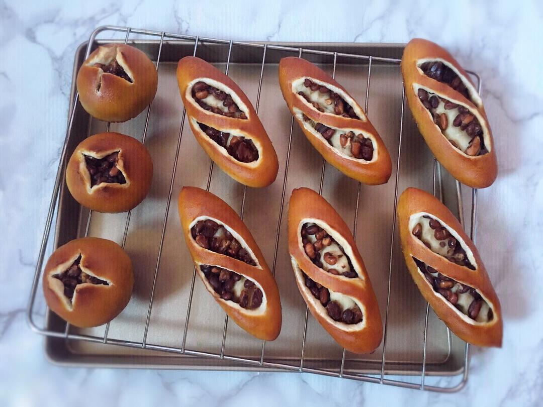 德式碱水面包｜红豆碱水面包｜0糖低卡｜超快手｜免发酵｜免手套膜｜免冷冻