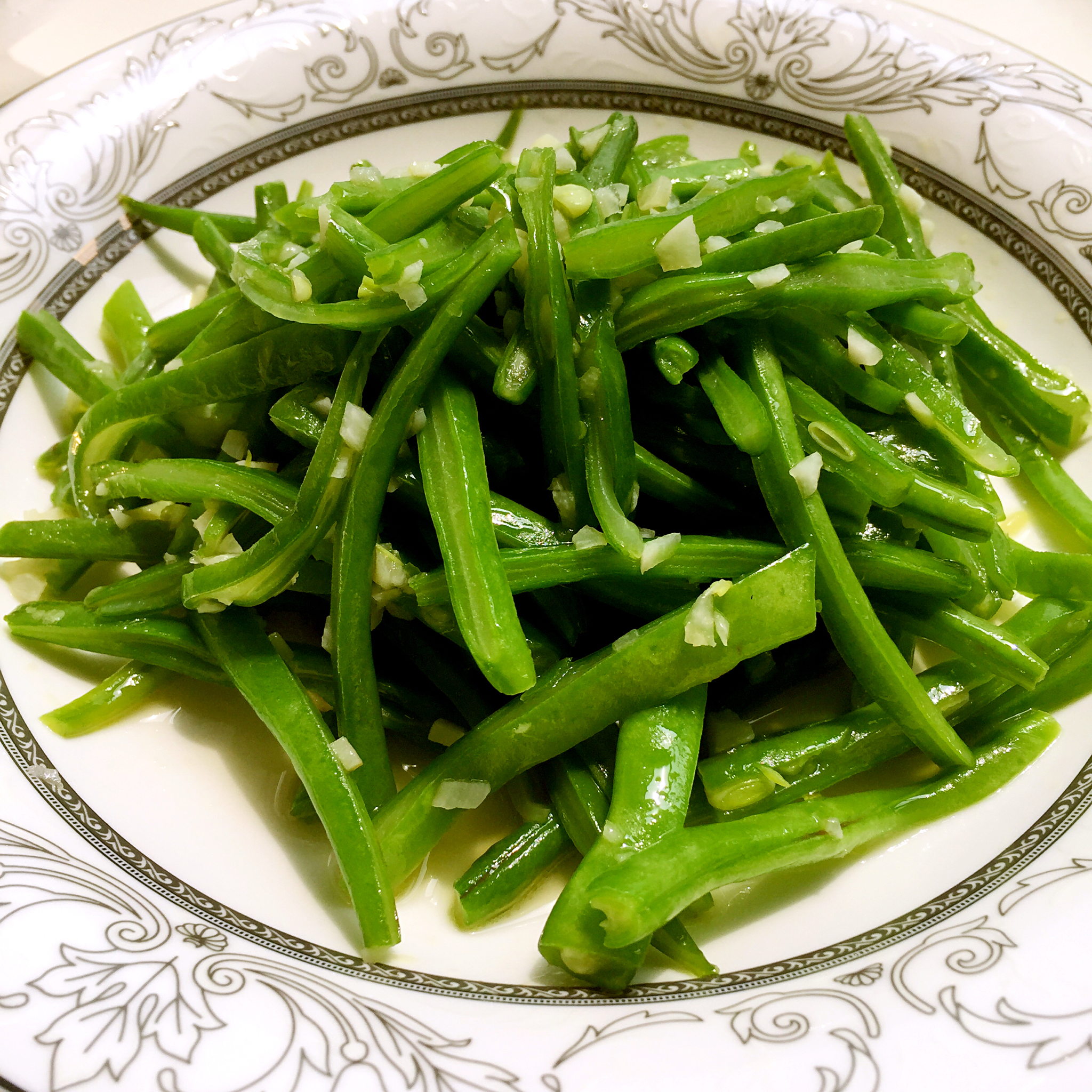 wikyviva做的蒜蓉扁豆丝