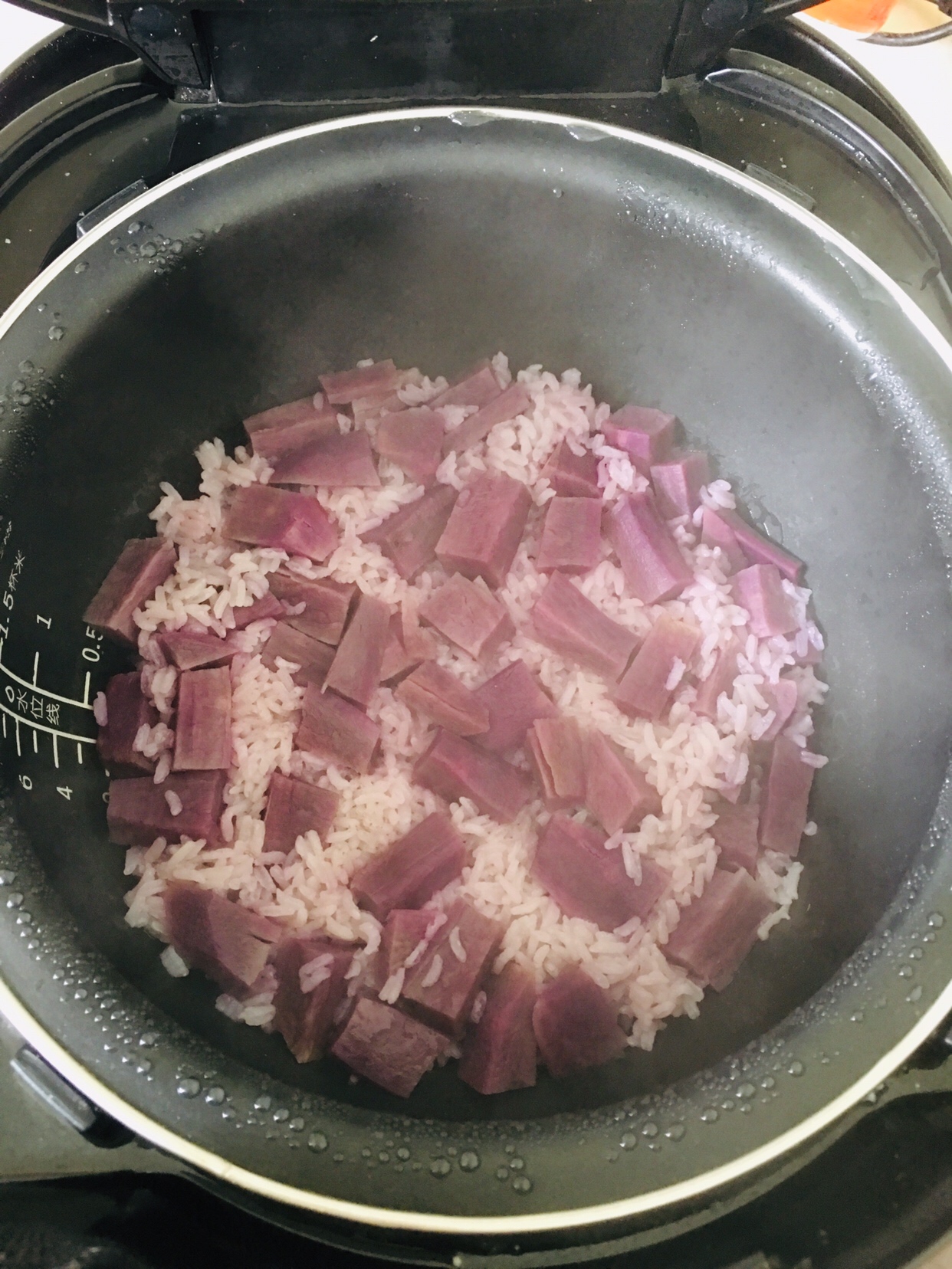 香甜软糯紫薯米饭的做法 步骤6