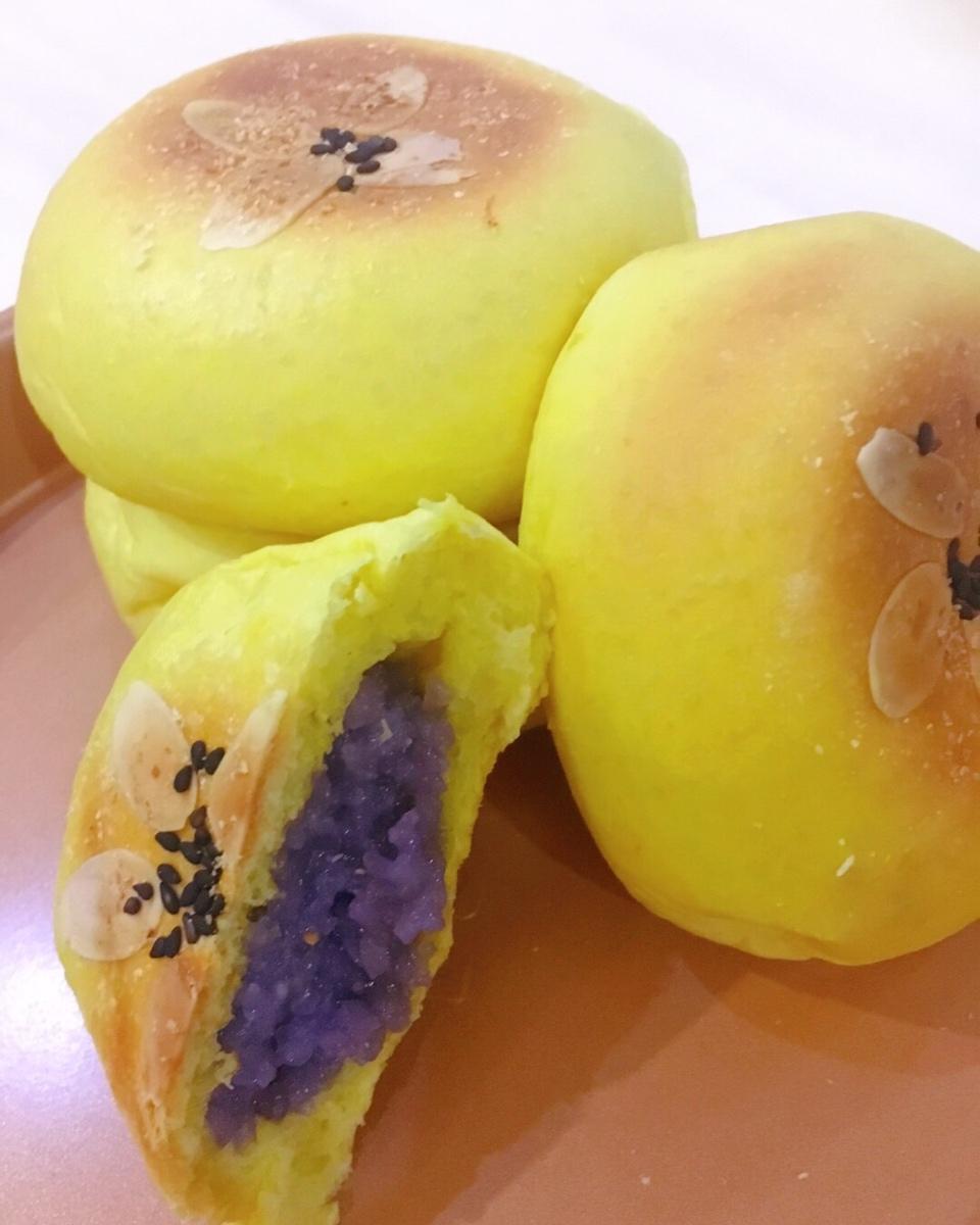 日式紫薯紫糯米包