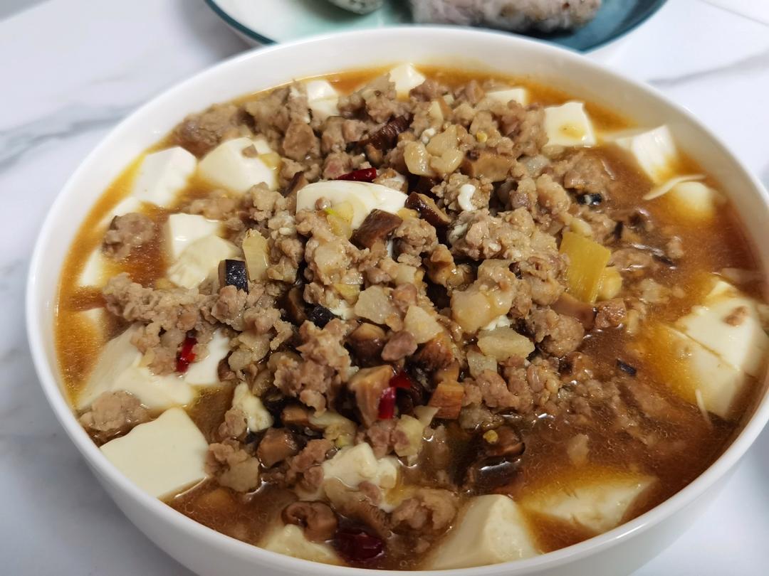 肉末嫩豆腐｜嫩滑口感爽口！这道快手菜超级下饭！！（减脂少油版）