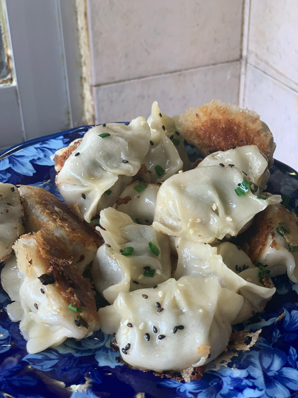 早餐来一锅香脆的生煎饺子