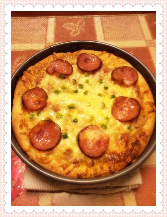 金枪鱼火腿pizza