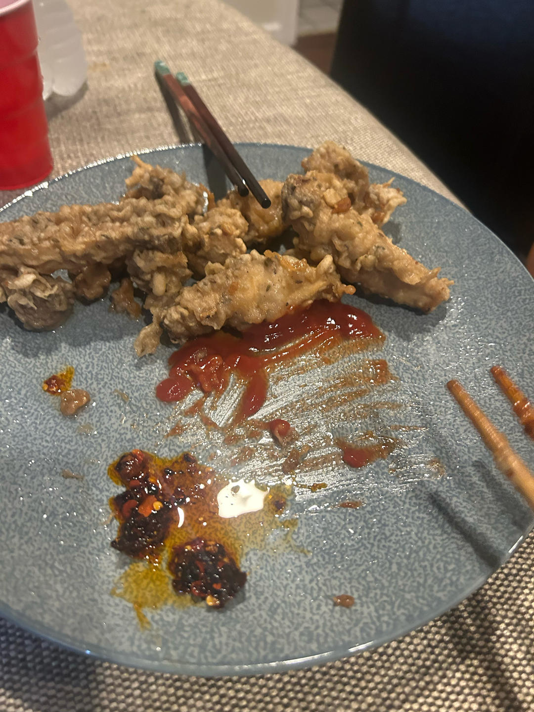 炸蘑菇