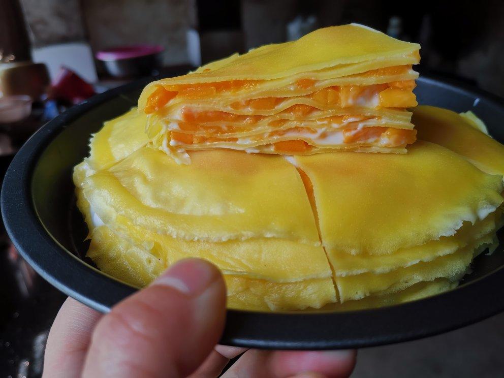 酸奶酪｜芒果千层蛋糕