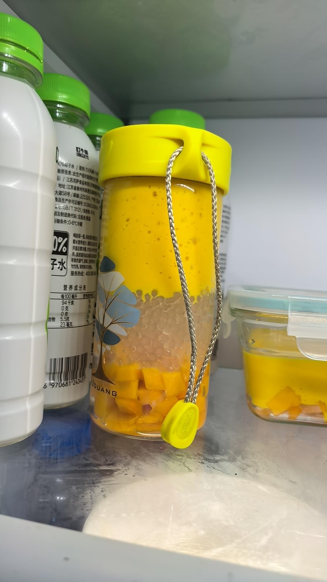 椰浆芒果西米露（杨枝甘露），终于做出饮品店一样好喝的味道了！真简单！图文详解